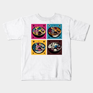 Vibrant Pop Pancita Art - Mexican Cuisine Kids T-Shirt